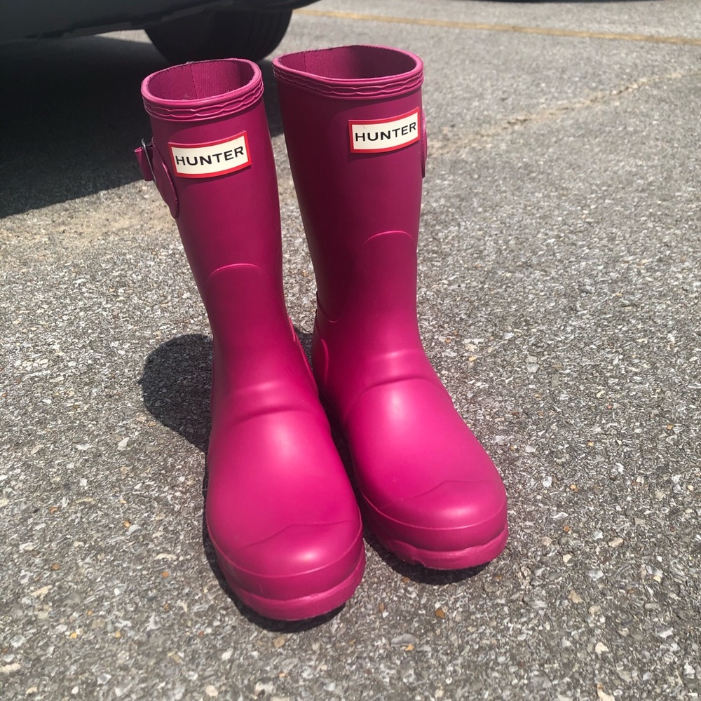 Women's Original Short Hunter Rain Boots: Magenta